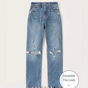 Abercrombie & Fitch “The 90’s Straight Ultra High Rise”
